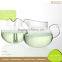 Hot Sale Heat Resistant Borosilicate Glass Tea Sets With Cups