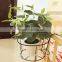 home decoration hanging basket modern metal folding plant stand