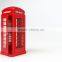 outdoor metal red outdoor telephone kiosk booth