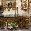 MM-2001-01 Rococo style flower stander with marble top