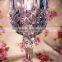2015 New design clear embossed champagne Glass cup &Wine glass & Goblet