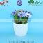 Best sales glazed white Ceramic flower pots origami pot