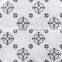 Natural white and black marble waterjet mozaik medallion