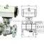 316 stainless steel DN15-DN100 flanged Pneumatic ball valve