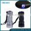 21 led UV purple light flashlight