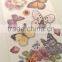 Multi Color Butterfly & Rose Design Sticker, Decorative Shinny Glitter Sticker