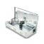 zinc plated metal humane multi live catch mouse&rat trap box with clear window SX-5017CL
