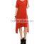 beautiful ladies dresses Side-Pocket Sidetail Designer one piece short dress