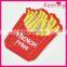 New Design Pretty French Fries Embroidery Patch Fabric Craft WEF-175