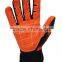 CE 4232 oil and gas western safety gloves, Impact Gloves, PVC Dots Non Slip Synthetic Leather Safety Gloves