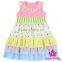 Korean Style Toddler Girls Clothing Sets Ruffle Sleeveless Children Lace Dress Top Outfits