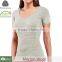 O-neck custom casual short sleeve shirt design