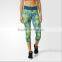 Custom Run Women Activewear Spandex Colorful Leggings Printed Yoga