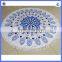 Custom 300gsm microfiber round/square beach towel with fringe