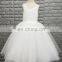 Lovely Straps Sleeveless Lace Appliques Ivory Flower Girl Dress