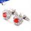 Red Diamond Luxury Cufflink For Wedding Cufflink Jewerly