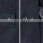 Winter Design Men's Navy Wool Shearling Collar Peacoat
