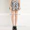 Custom Hot sale Young Pencil Girls Mini 3D Floral Pleated A-line Women Skirt