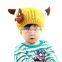 New Style Toddler Kids Cartoon Christmas Elk Horn Crochet Knitted Reindeer Hat