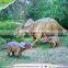 Kawah Life Size Moving Simulation Triceratops Animatronic Dinosaur
