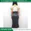 High quality cheap price latest skirt design women black and white wave point fishtail skirt