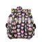 Wholesale canvas Korea owl printing school backpack