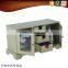 Sturdy Kraft Paper Storage Cabinet with 3 Drawers and Window Door