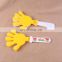 Customized Sport fans cheering toy plastic PP noise maker hand clapper