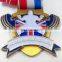 Irregular shape antique gold plating medal zinc alloy casting medal commemorative medal weight-lifting medal