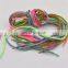 Factory Wholesale 4mm elastic cord Colored Silicone Gripper Round Elastic tape