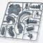 Custom plastic sprue aluminium steel molding service
