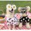 Fashion Daisy Printed Dog T-shirt Dog Clothes Summer Clothing Pomeranian Teddy Schnauzer Corgi Clothes