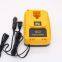 new design for dual function 7.2V~18V DC 2.6A Dewalt Ni-Cd/Ni-Mh  AC/DC Wall and Vehicle Charger