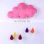 Colorful Felt Cloud Shape hanging with customize size