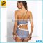 China Wholesale Cheap One Shoulder Design Cutout One-Piece Swimwear
