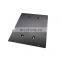 CNC Machining milling Plastic Metal Aluminum black anodizing cover plate