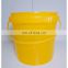 China factory whole sale food grade PP material transparent plastic water bucket 5l