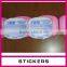 Factory custom custom waterproof transparent self adhesive label/die cutting sticker/label