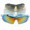 Blue Frame Outdoor Hunting Golf Fishing Hiking Sport Riding Skiing Uv400 Polarized Sunglasses Glasses 5 Lenses Case