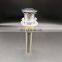 Metal Chrome plated push down pop up drain waste
