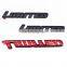 Car Body Sticker Overlay Limited Black Letter Car Emblem Badge