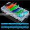 Mixed Colors  Minnow Baits Kit Wobbler Crankbaits with Box and Hooks Fishing Tackle hard and soft Baits Fishing Lure Set