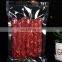 food grade PA/PE heat seal laminated transparent embossed packing vacuum seal plastic bags for frozen food