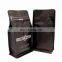 Customizable Design Matte Reusable Packaging Flat Bottom Coffee Bag Empty Coffee Bags With Valve