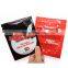 Ready to ship mylar bag matte flat zip lock bag with clear window