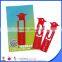 Red color painted bookmark chick shape