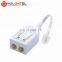 MT-5704 Wholesale 4 pin splitter ADSL modem double micro filter