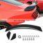 Factory Supply Auto Plastic Accessories Rear Wings, 3pcs Rear Trunk Spoilers For Mustang ABS GT350 Style 2015-2019