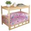 latest fashion indoor wooden pet cat dog bunk sleeping bed with bedding sets