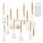 Silicone Kitchen Tools Set Utensil  Kit Heat-resistant Wooden Handle Kitchen Supplies